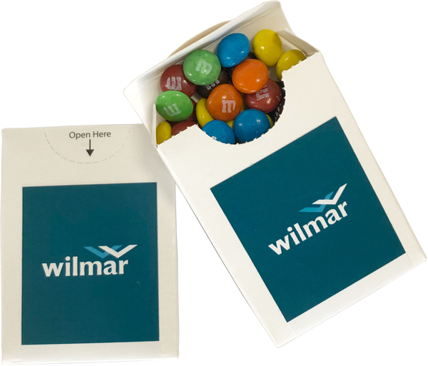 Flip Lid Cardboard Box with M&Ms 25g *Plastic Free*